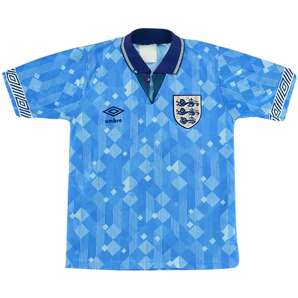 Authentic Camiseta Inglaterra 3ª Retro 1990 Azul